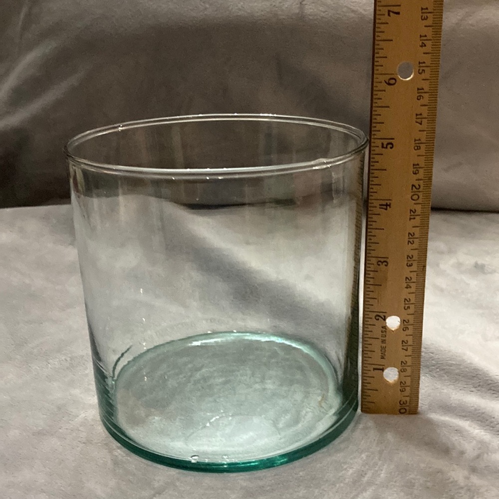 This is a glass (display?) jar.